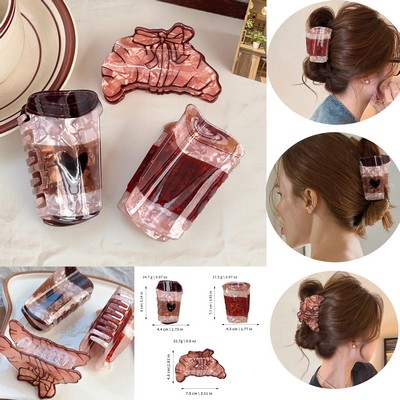 Sweet & Edgy Croissant Hair Clips