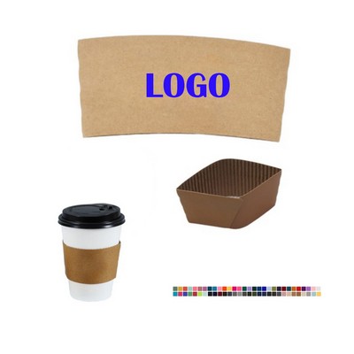 Full Color Disposable Coffee Cup Sleeves