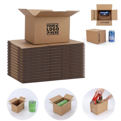 7x5x5" Small Business Easy to Assemble Mailers Shipping Corrugated Cardboard Box