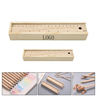 12 Color Wooden Pencil Set