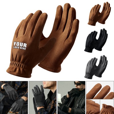 Suede Touchscreen Gloves