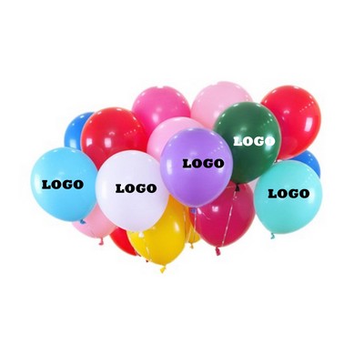 9" Custom Colorful Latex Balloon