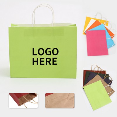 Robust Kraft Paper Bag with Grip