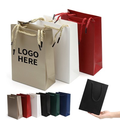 Eco-Chic Mini Paper Jewelry Bag