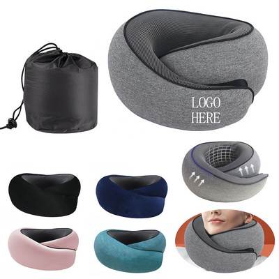 Custom Ergonomic Memory Foam Travel Neck Pillow