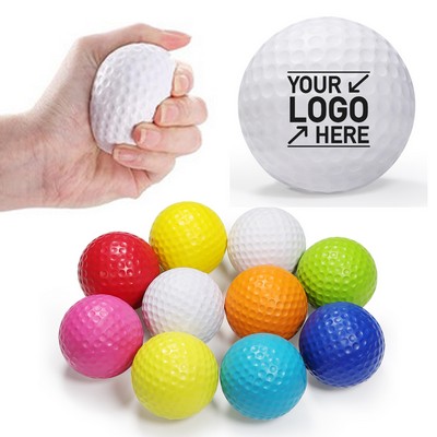 Dimpled Golf Foam Stress Ball