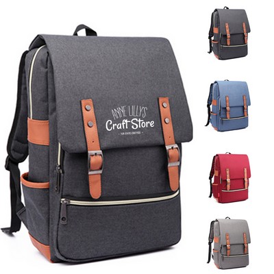 Versatile Nylon USB Charging Backpack