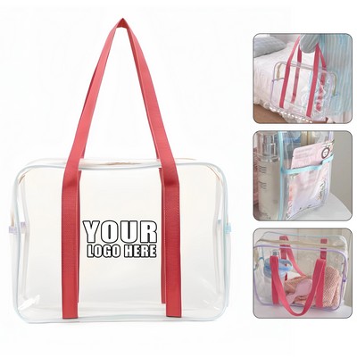 Clear Jelly PVC Tote Bag