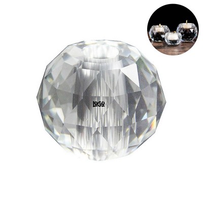 Crystal Glass Candle Holder