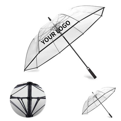 Transparent 27" Umbrella Foam Grip