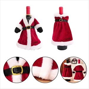Christmas Wine Bottle Dress(Ocean)