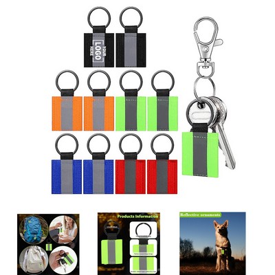 Reflective Keychain Tag