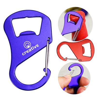 Aluminum Alloy Wire Gate Carabiner Bottle Opener