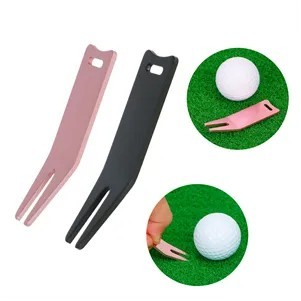 Metal Golf Green Fork