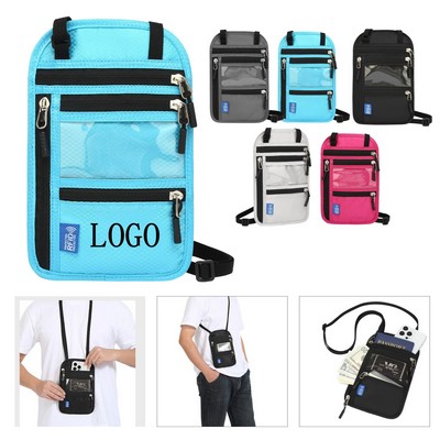 RFID Anti-theft Passport Neck Holder