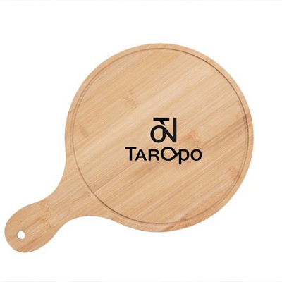 10" Handle Wooden Pizza Tray