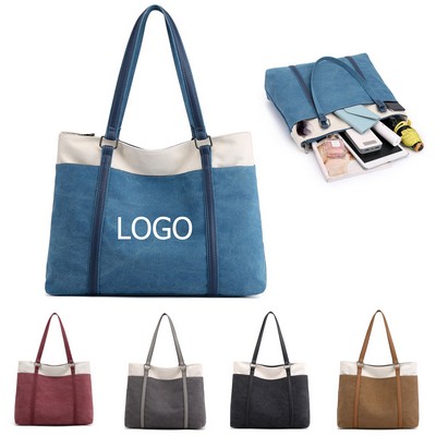 15.6" Women Laptop Tote Bag for Work
