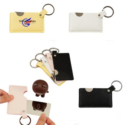 Portable Mirror With A Keychain