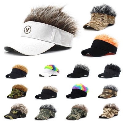 Outdoor Wig Baseball Cap