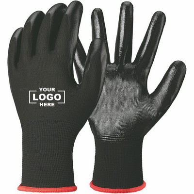 Nylon Nitrile Coated Work Gloves