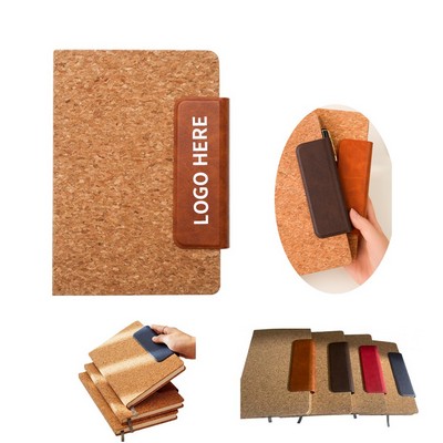 Sustainable Diary with Magnetic Pen Holder