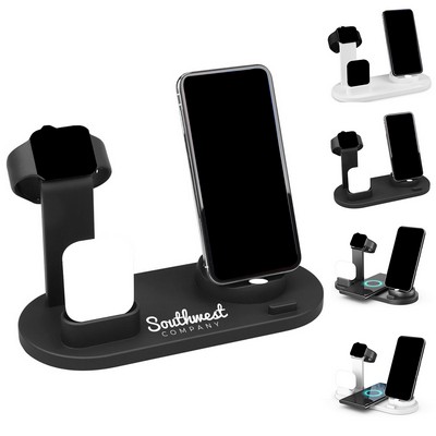 3-In-1 Universal Compatibility Fast Wireless Charger