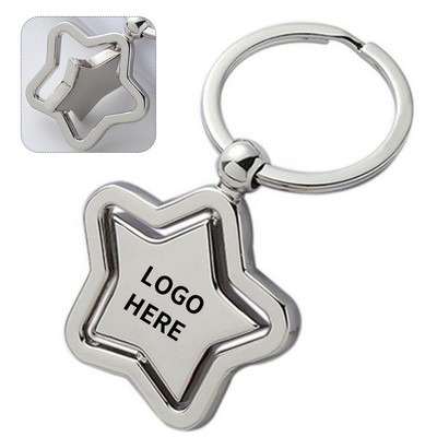 Galaxy Spinner Keyring