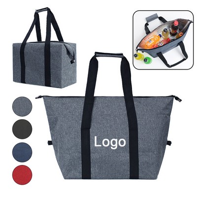 Insulated Cooler Reusable Thermal Waterproof Portable Large Leakproof Grocery Lunch Tote Bag