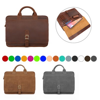 Buffalo Leather Briefcase