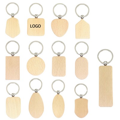 Eco Friendly Wooden Key Chain