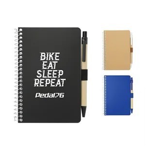 Mix 4" x 6" Pocket Spiral Notebook with Pen