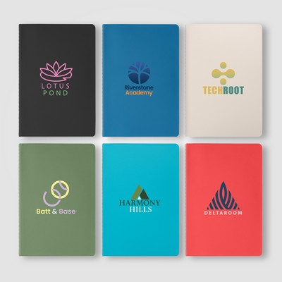 Eilo Recycled Contrast Stitch Journal - A5 - Full-Color Inkjet