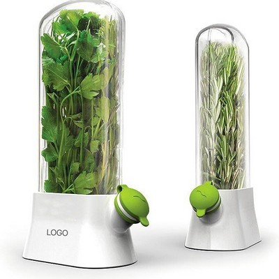 Premium Herb Saver Pod Hydroponic Fresh Herb Keeper Upright Cilantro & Vegetable Storage Cup