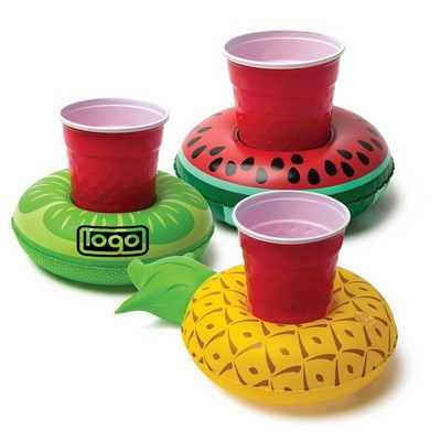 PVC Inflatable Floating Coaster Cup Holder