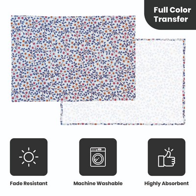 Reusable Kitchen Tea Towel with Sublimation