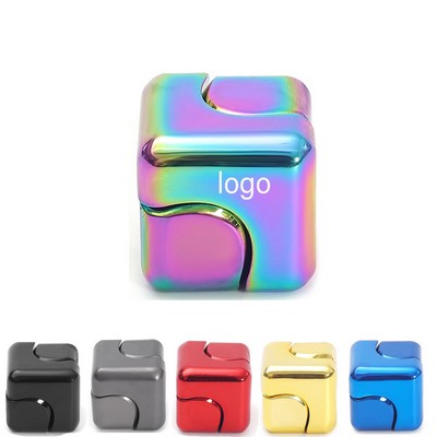 Magnetic Gear Spinning Fidget Cube For Stress Relief