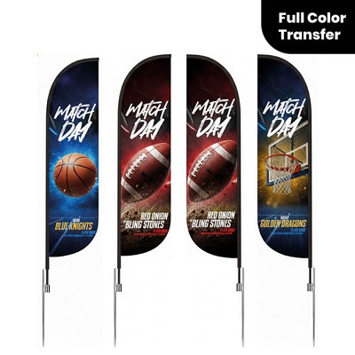 Customized Double Sided 13' Feather Flag