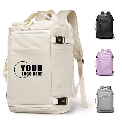 Expandable Laptop Backpack Functional Oxford