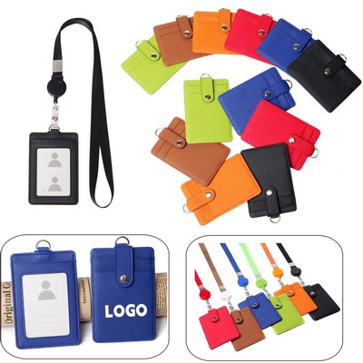 PU Card Holder with 2 Card Slots