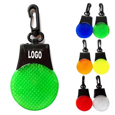 Safety Warning LED Reflective Light With Keychain