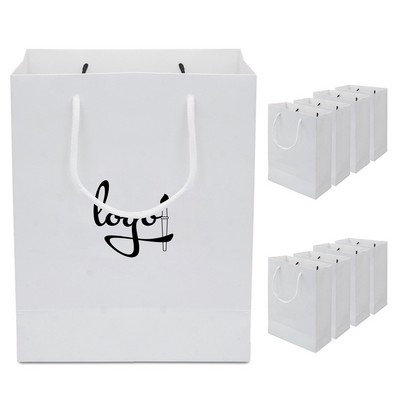 Tote White Paper Bag For Groceries
