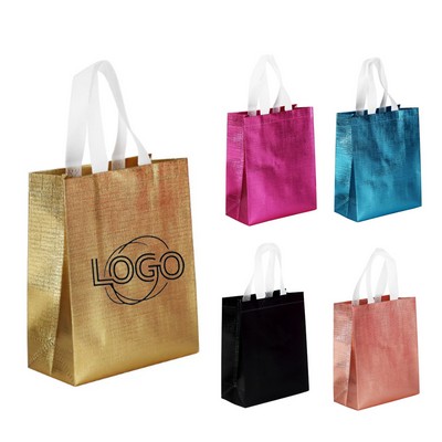 Glitter Tote W/ Film Coating