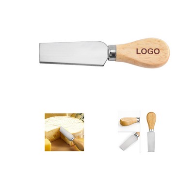 Wooden Handle Cheese Knife