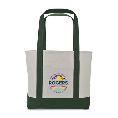Large Canvas Tote - Green