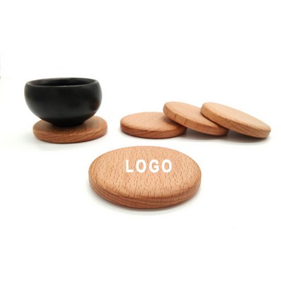 Flat Style Wood Coaster