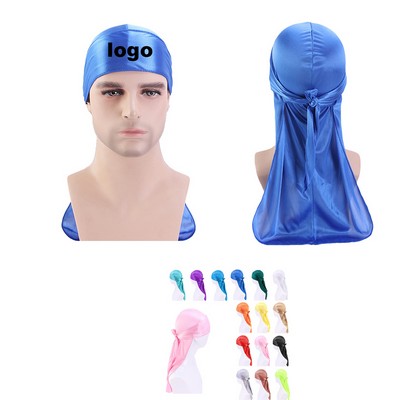 Silky Wave Cap With Long Tails