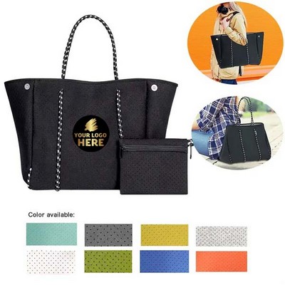 Versatile Neoprene Gym & Beach Tote
