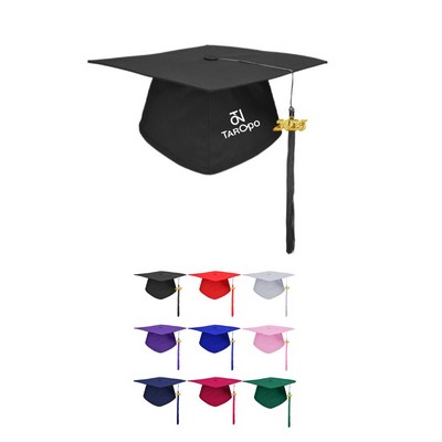 Polyester Graduation Cap W/ Year Tassel