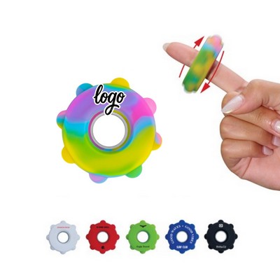 Finger Spinning Pop It Fidget Sensory Toy