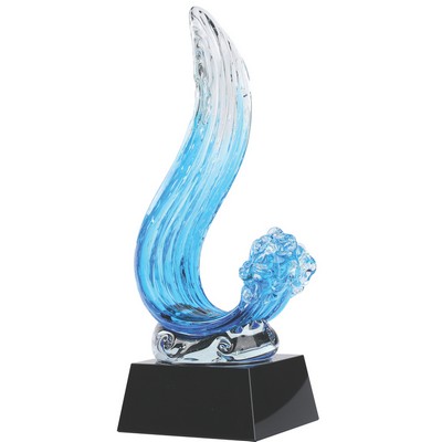 Azure Wave Award, 11 3/4"H
